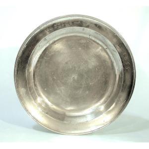 Deep Tin Dish - Leuven, Mid-19th Century