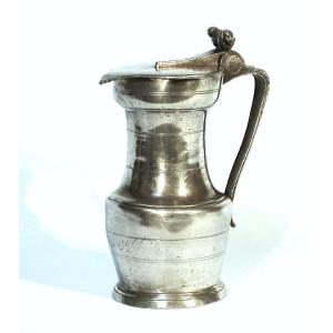 Very Rare Pewter Wine Pitcher - Beaucaire, 18th Century