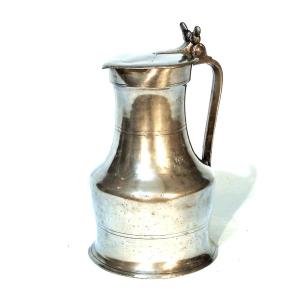 Pewter Wine Pitcher - Avranches, 19th Century