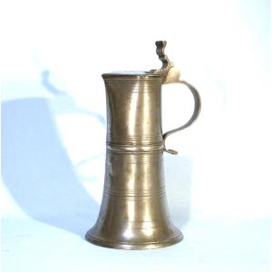 Pewter Wine Pitcher - Strasbourg, Mid-18th Century