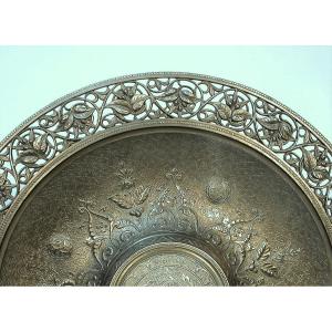 "art Nouveau" Pewter Tray After Jules Brateau