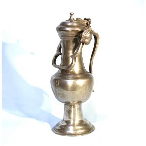 Large Pewter Cimarre - Joinville (champagne), Early 18th Century
