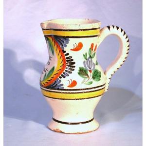 Earthenware Pitcher - Burgundy, 19th Century 