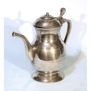 Pewter Oil Jug - Languedoc, 19th Century