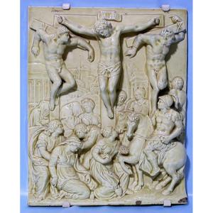 Large Earthenware Crucifixion