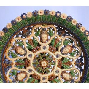 Glazed Earth Cup By George Pull After Bernard Palissy