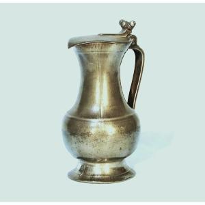 Pewter Wine Pitcher - Lorraine, Circa 1700