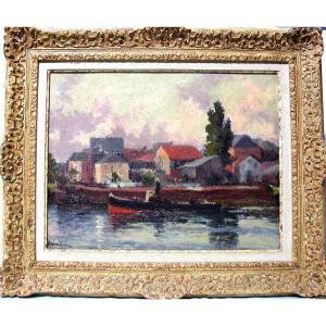 Post-impressionist Painting By Narcisse Henoque