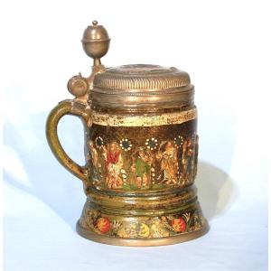 Stoneware Mug - Germany (creussen), Early 18th Century