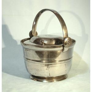 Large Pewter Dinner Carrier - Anjou, Circa 1800