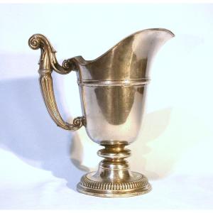 Beautiful Pewter Ewer - Mulhouse, 18th Century