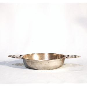 Pewter Bowl - La Ferté-macé (lower Normandy), 18th Century