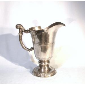 Pewter Ewer - Switzerland Or Northern Italy - 18th Century
