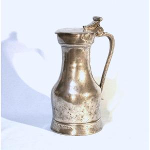 Pewter Wine Pitcher - Paris, 17th Century