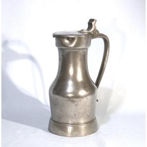 Pewter Wine Pitcher - Paris, 18th Century