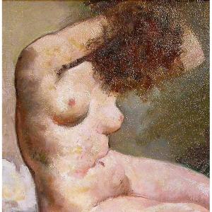 Painting - Oil On Canvas By Emile Baes