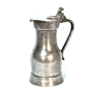 Pewter Wine Pitcher - Pontoise, 18th Century