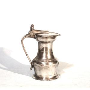 Very Rare Pewter Wine Pitcher - Angers, 18th Century