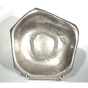 "art Deco" Pewter Bowl By Rene Delavan