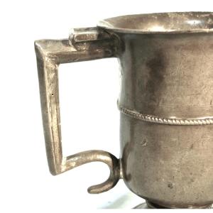 Rare Pewter Egg - Metz (?), Circa 1700