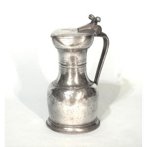 Pewter Wine Pitcher - Vevey, 18th Century
