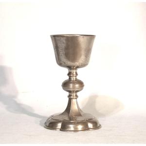 Pewter Chalice - Huy (hoei), Belgium, 18th Century