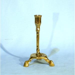 Small Brass Torch - France, 17th C.