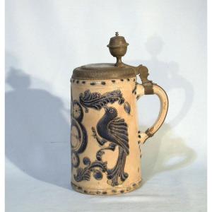 Stoneware Mug - Westerwald, 18th Century