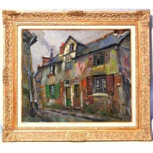 Postimpressionist Painting - Oil On Cardboard By Robert Pinchon