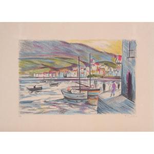 Cadaques, Lithograph Grau Sala, Signed In Pencil By The Artist And No. 11/80 From 1965