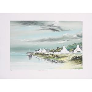 Lithograph Michel Martin, Signed In Pencil By The Artist And N° 195/600 