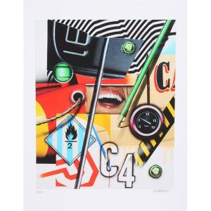 Peter Klasen Screenprint, Signed In Pencil By The Artist And 6/30. 