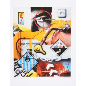 Peter Klasen Screenprint, Signed In Pencil By The Artist And No. 24/30