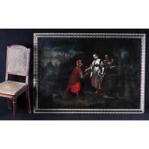 Flemish School, 17th Century, 155 Cm, Circle Of Martin De Vos, Rebecca And Eliezer