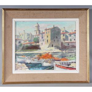 Saint Tropez, Signed C. Maigret, Circa 1970