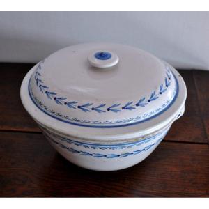 Brussels Earthenware Soup Tureen - XIXth
