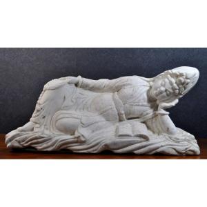 - Sculpture - White Carrara Marble.  Promo Jusqu'au 30 Avril 2026