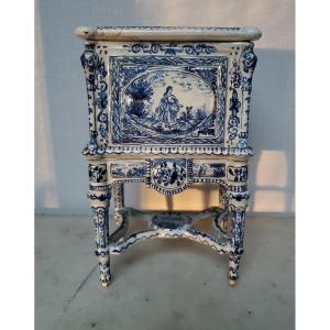Covered Pot - Delft Earthenware - Circa 1800.   Promo Jusqu'au 30 Avril 2026