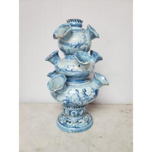 Tulip Tree In Fine Earthenware - Italy - 19/20th.   Promo Jusqu'au 30 Avril 2026