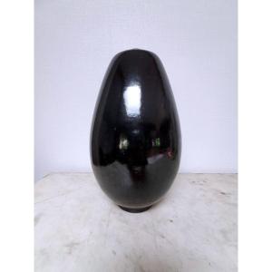 Vincent Beague - 1955-2015 - Stoneware Vase - 20th Century.   