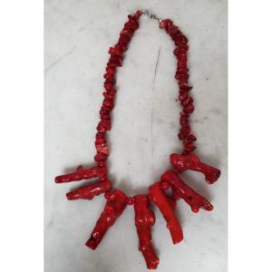 Red Coral Necklace.