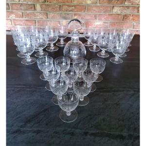 Baccarat - Crystal Glass Set - Camilla Model.
