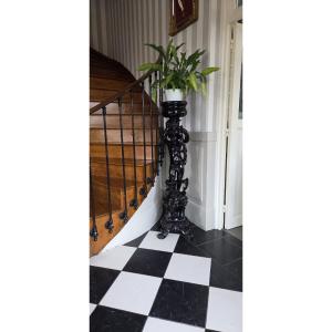 Sculpture - Planter Decorated With Cherubs.  Promo Jusqu'au 30 Avril 2026