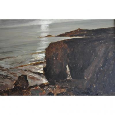 Table, Oil On Panel Signed Staquet Lucien 1911-1989. Promo Jusqu'au 30 Avril 2026