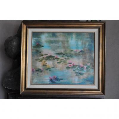 Oil On Canvas - Colette Lapierre Twentieth