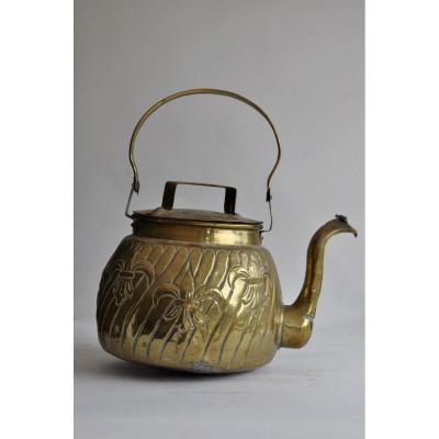 Yellow Copper Kettle - Circa 1800