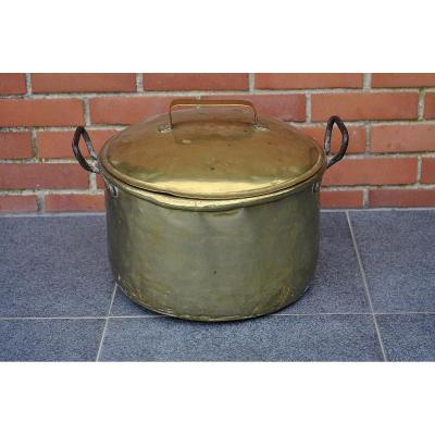 Cauldron - Brass Pot - XVIIIth