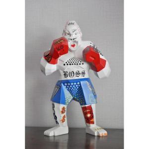 Pop Art Sculpture - Ufc King Kong - Signed