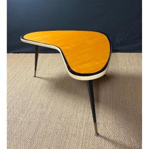 Boomerang-shaped Coffee Table, Circa 1970. 
