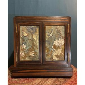 Macassar Ebony And Coromandel Jewelry Box, Art-deco Style, Circa 1930.